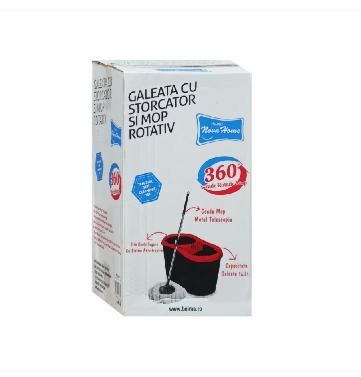 Set galeata cu mop rotativ Nova Home economic 14L 1014
